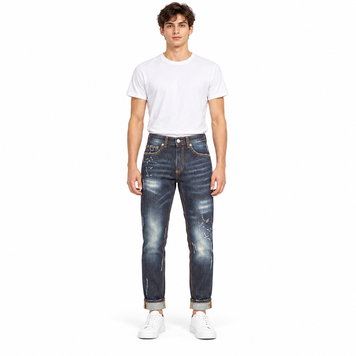 019B DENIM LAV.SCURO JUNIOR centrale