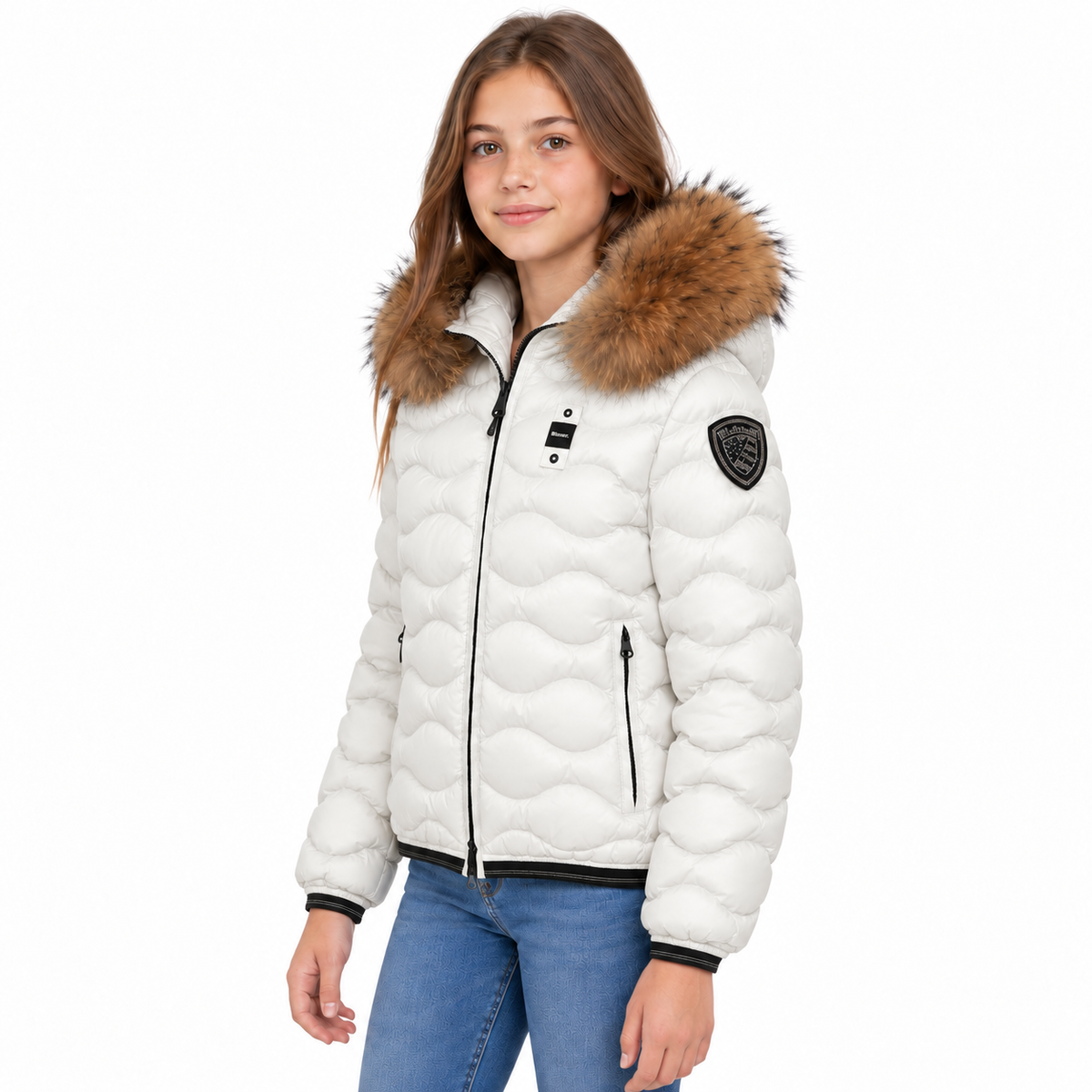 26WBLGC03288 BIANCO OTTICO-GRIGIO NEBBIA JUNIOR laterale
