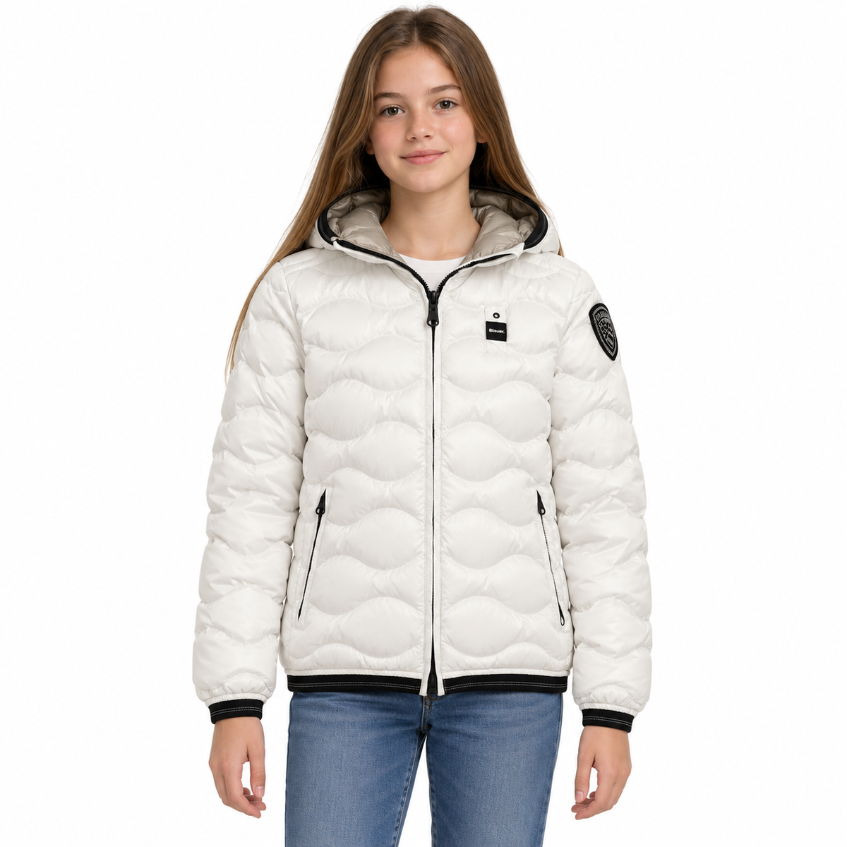 26WBLGC03289 BIANCO OTTICO-GRIGIO NEBBIA JUNIOR centrale