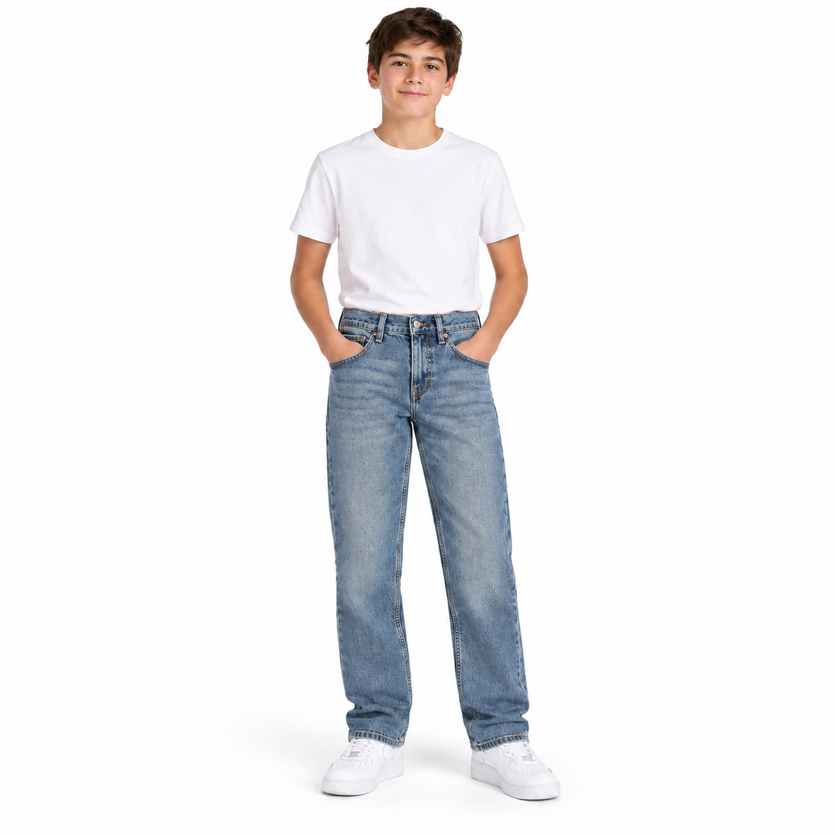 9ED516 DENIM LAV.MEDIO JUNIOR BOY centrale