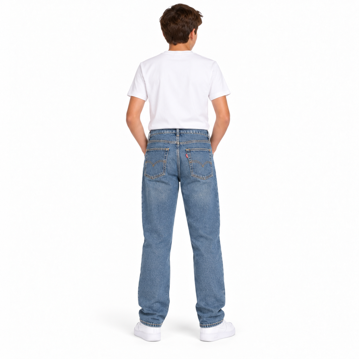 9ED516 DENIM LAV.MEDIO JUNIOR BOY retro