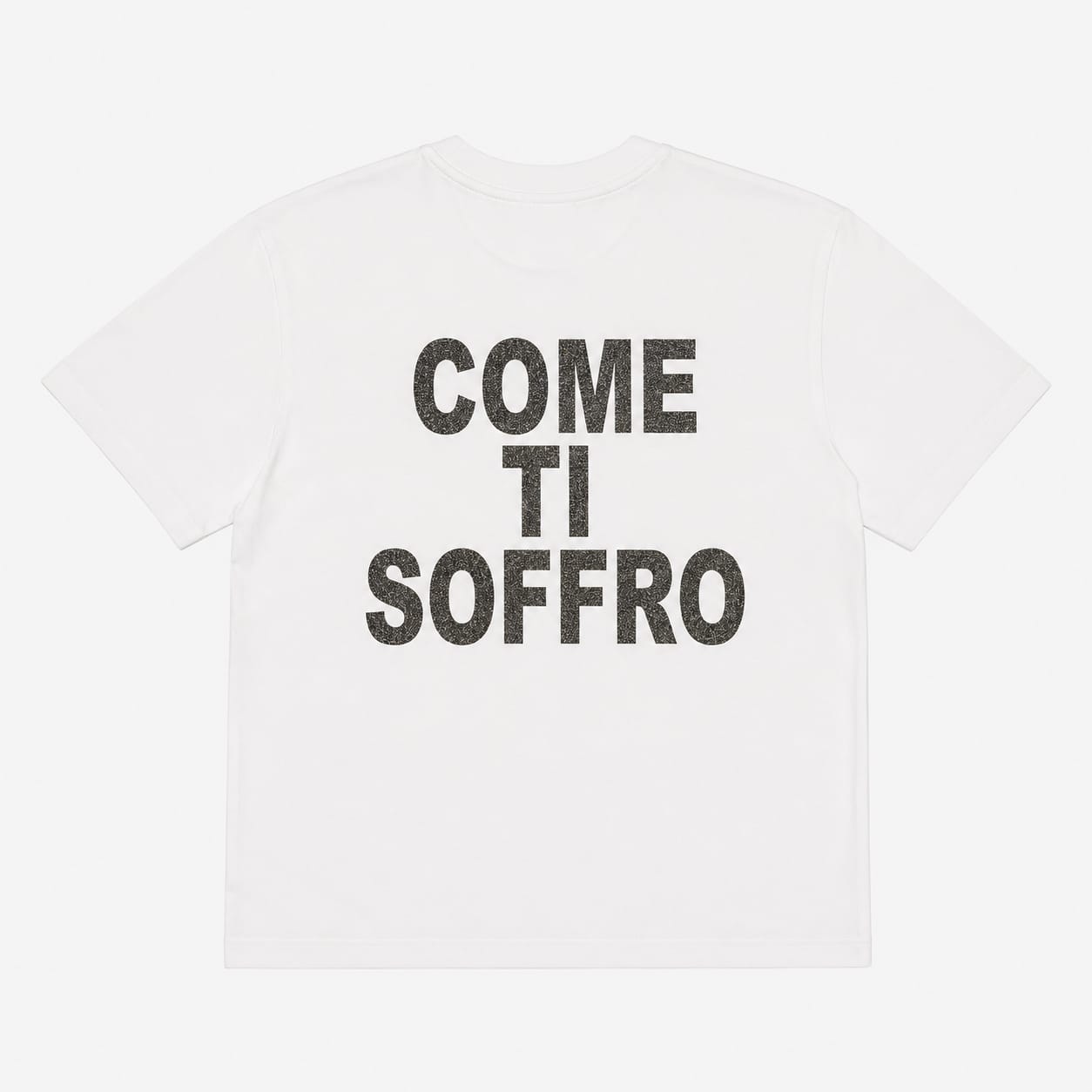T-SHIRT STAMPA COME TI SOFFRO