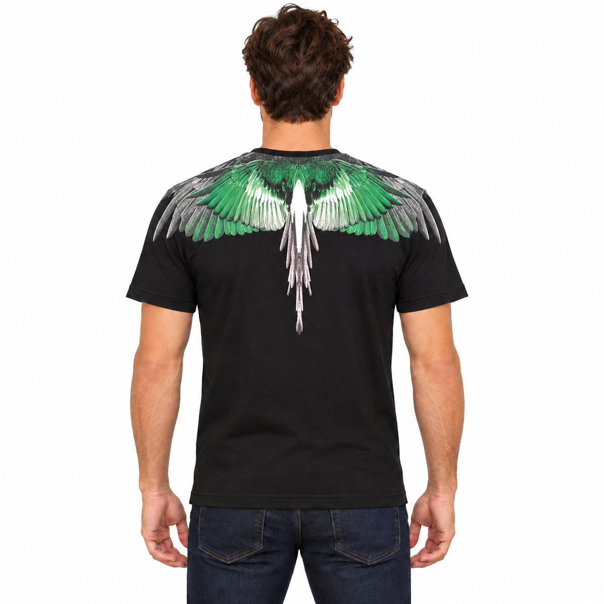 F6CMMATH NERO-VERDE UOMO retro
