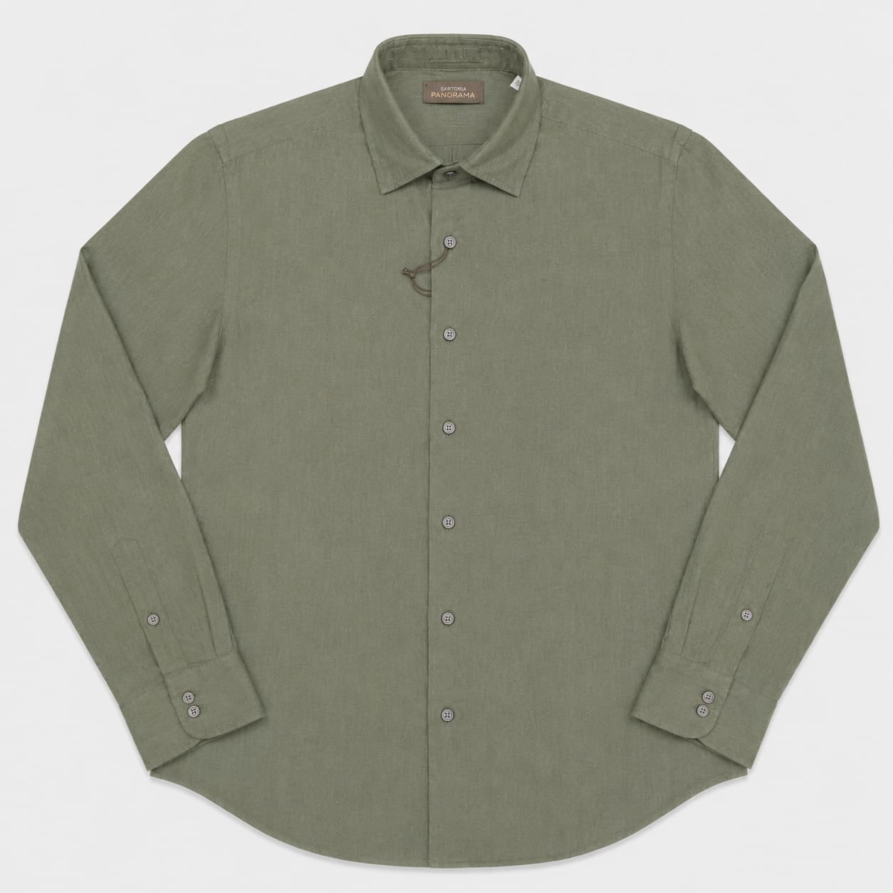 CAMICIA LINO COLLO FRANCESE