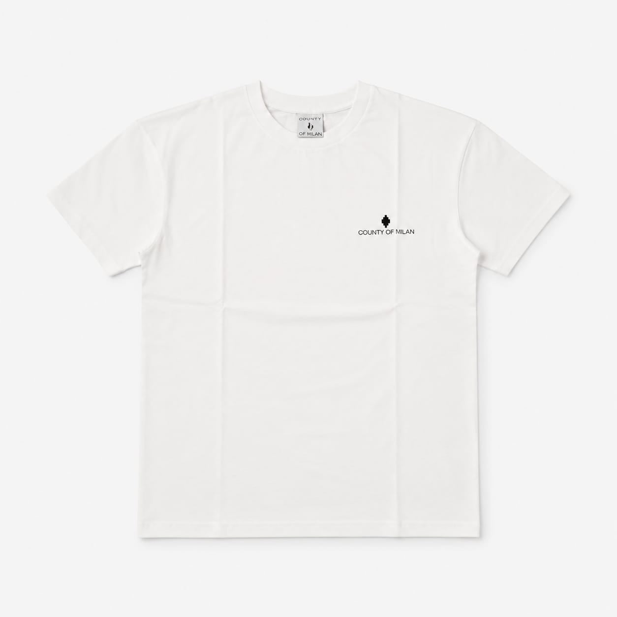 T-SHIRT LOGO LATERALE RICAMO