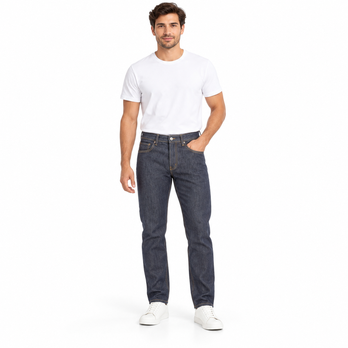 MJ500/W000 DENIM LAV.SCURO UOMO centrale
