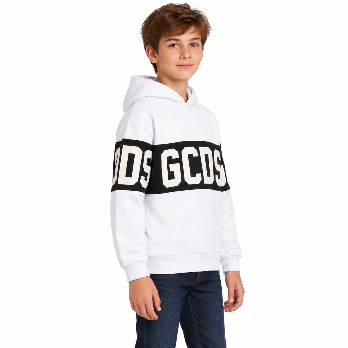 Z0UJQE583F004 BIANCO-NERO JUNIOR laterale