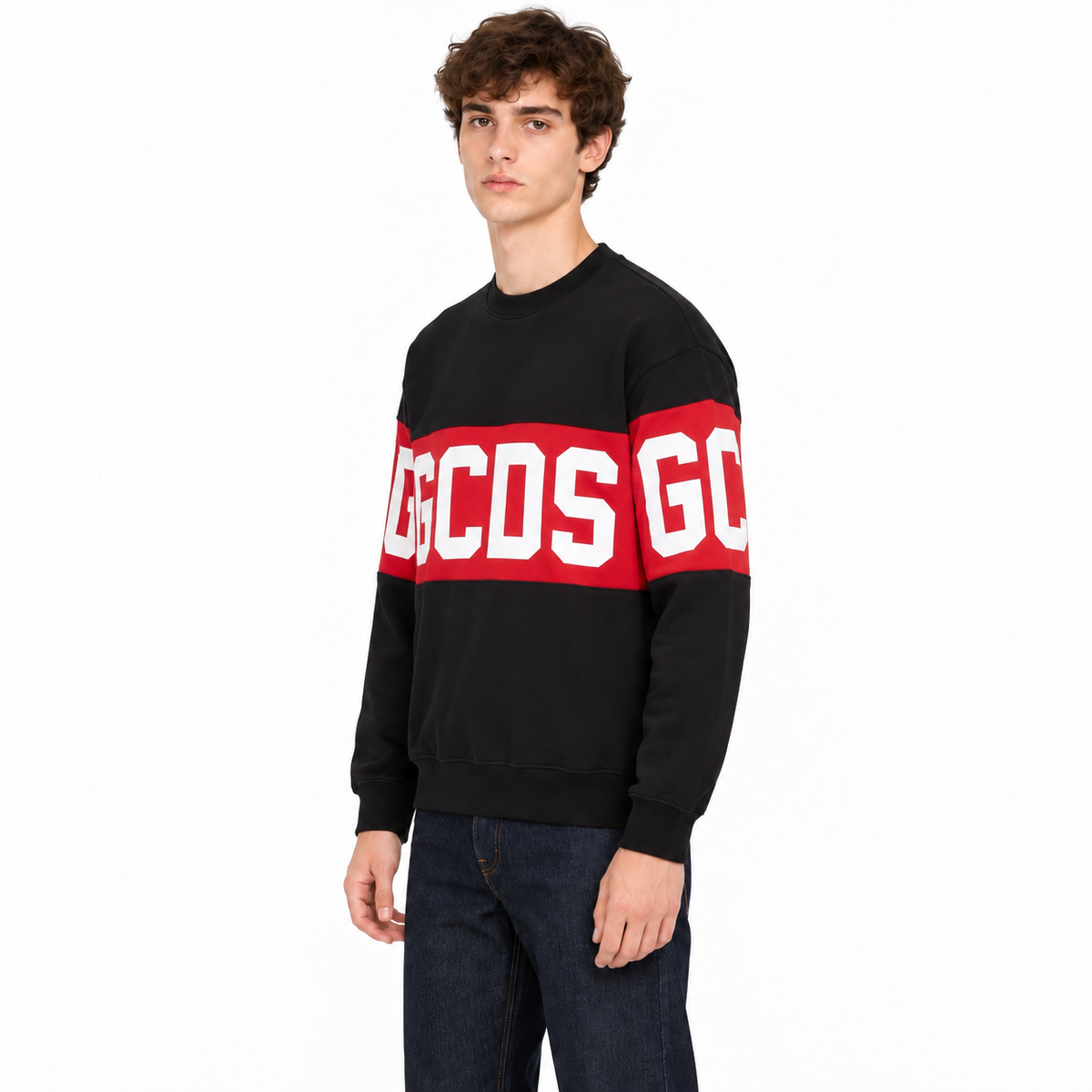 Z0UJQE584F004 NERO-ROSSO RAGAZZO laterale
