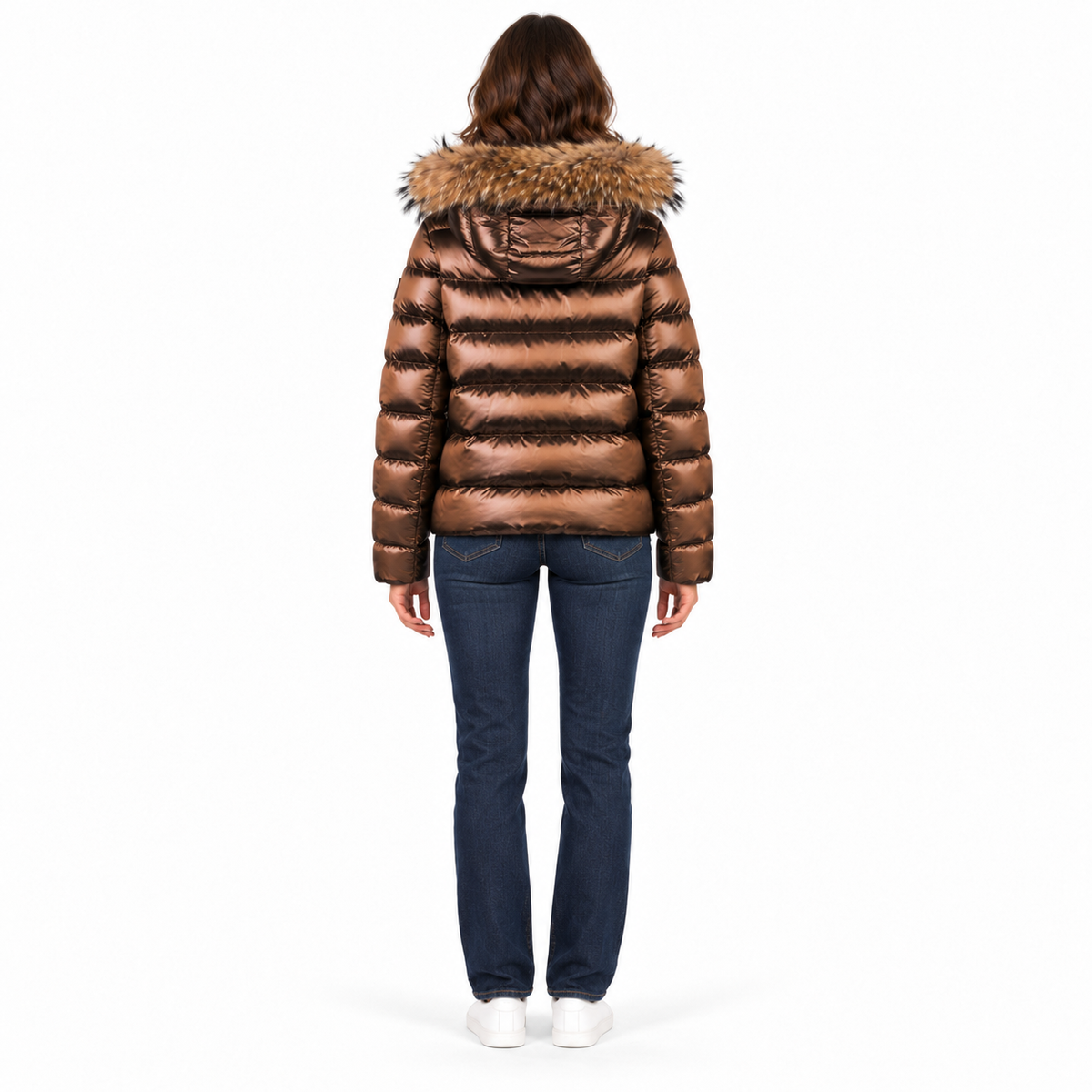 263PCWJ03213 MARRONE DONNA retro