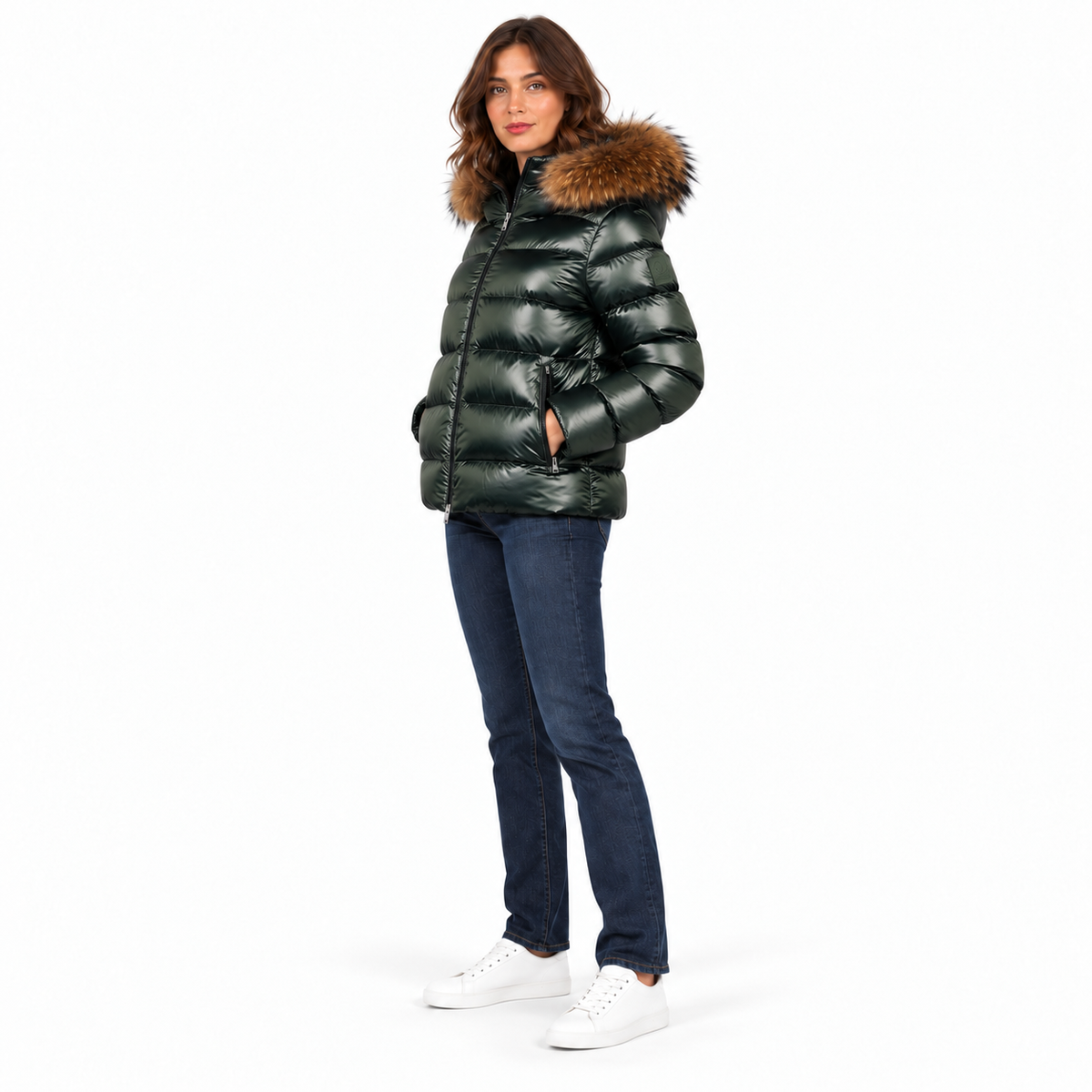 263PCWJ03213 VERDE DONNA laterale