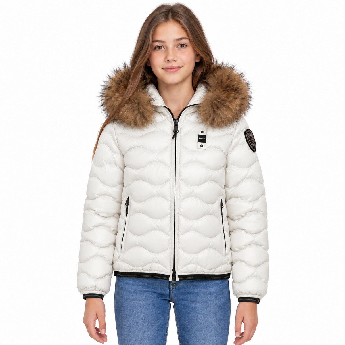 26WBLGC03288 BIANCO OTTICO-GRIGIO NEBBIA JUNIOR centrale