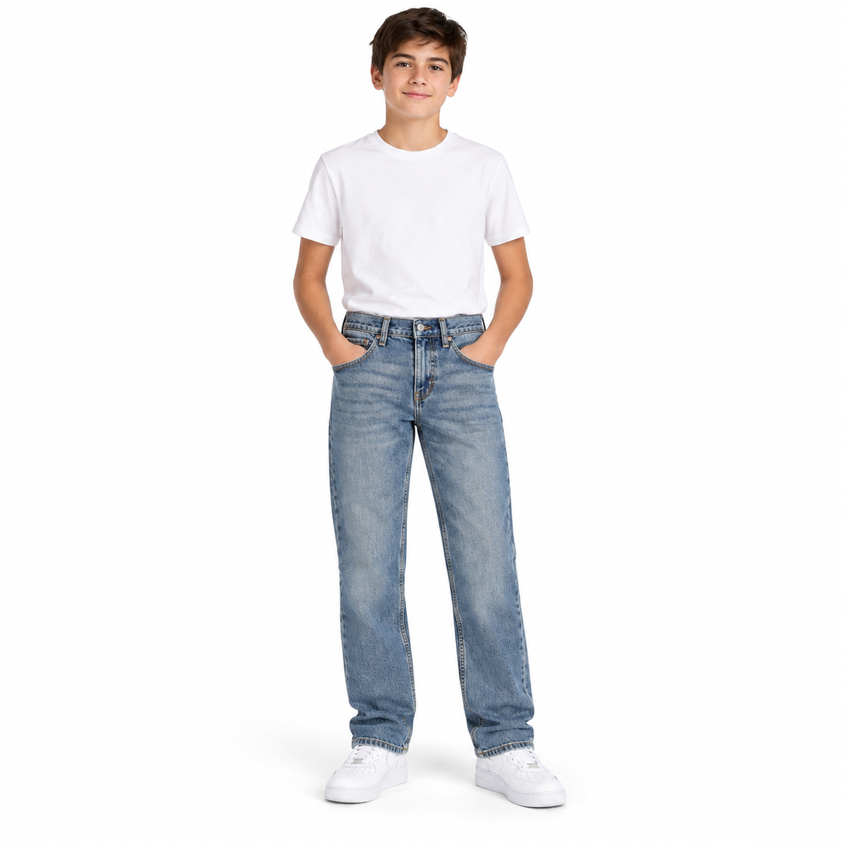 9EN331 DENIM LAV.MEDIO JUNIOR BOY centrale