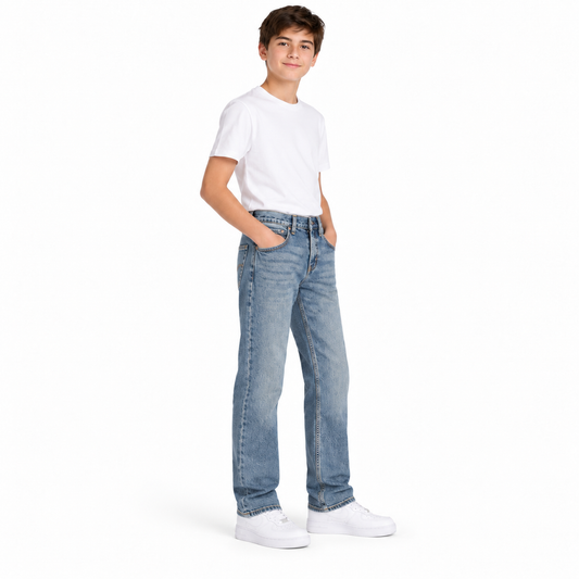 9EN331 DENIM LAV.MEDIO JUNIOR BOY centrale