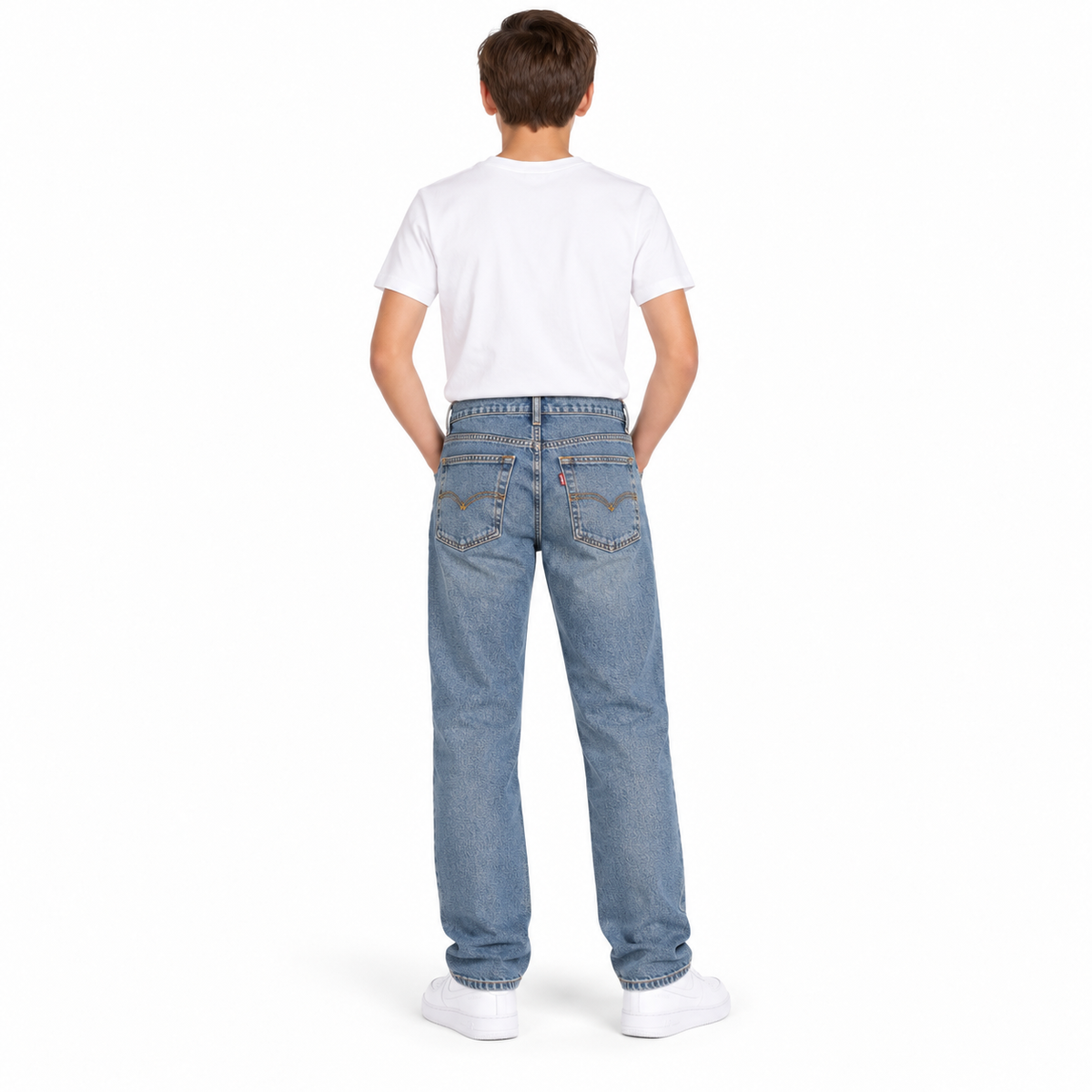 9EN331 DENIM LAV.MEDIO JUNIOR BOY retro