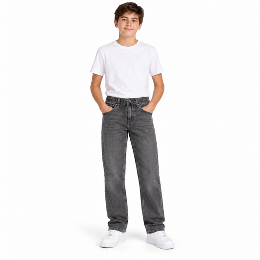 9EN805 DENIM NERO JUNIOR BOY centrale