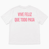 T-SHIRT STAMPA VIVE FELIZ