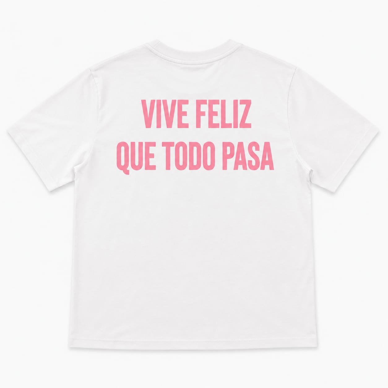 T-SHIRT STAMPA VIVE FELIZ
