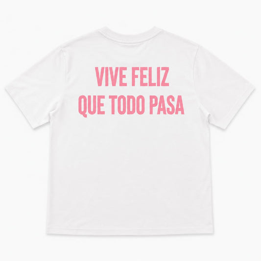 T-SHIRT STAMPA VIVE FELIZ