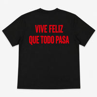 T-SHIRT STAMPA VIVE FELIZ