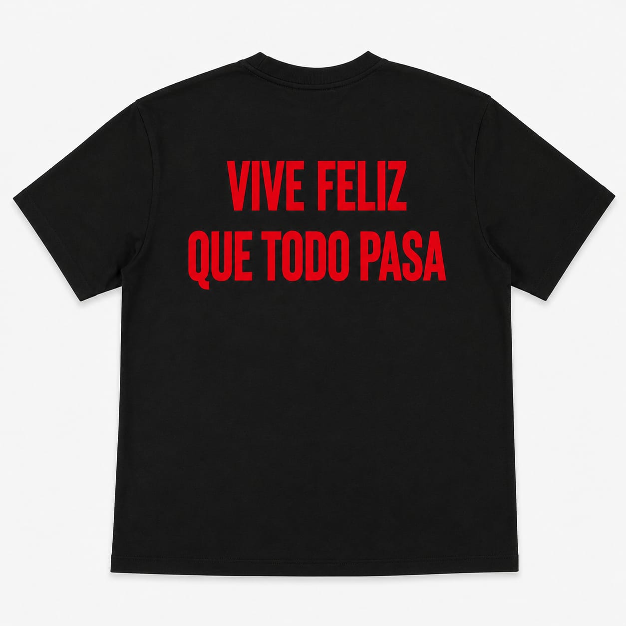T-SHIRT STAMPA VIVE FELIZ