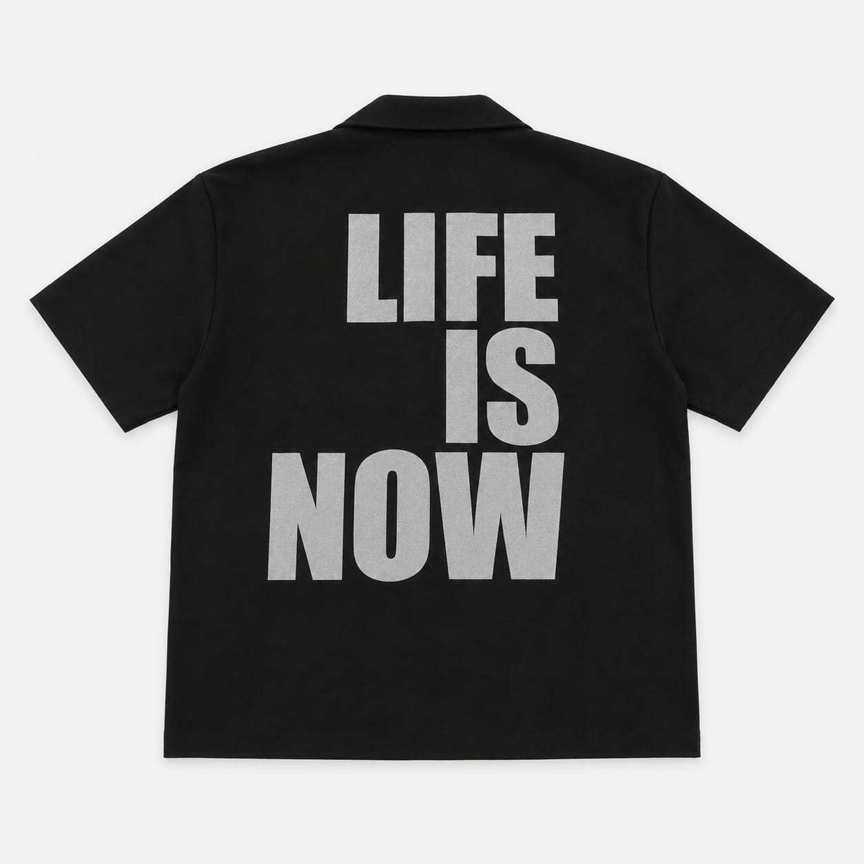 CAMICIA MEZZA MANICA LIFE IS NOW