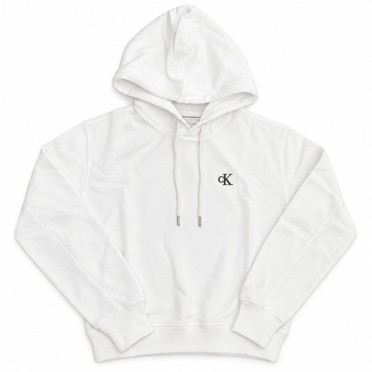 FELPA CROP FELPATA MINI LOGO CUCITO
