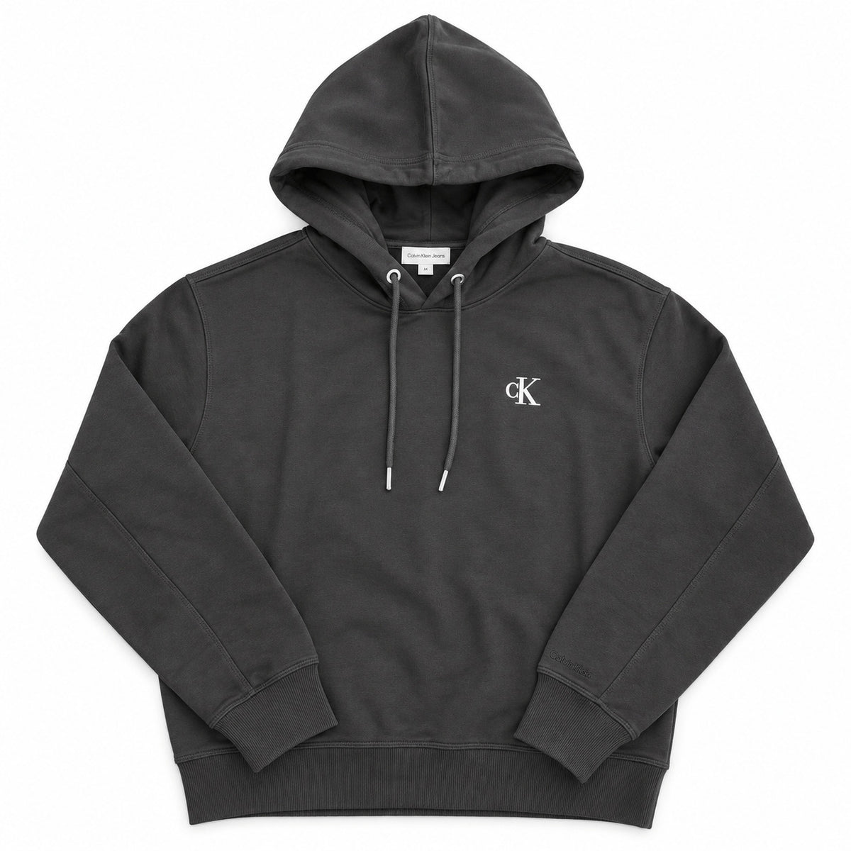 FELPA CROP FELPATA MINI LOGO CUCITO