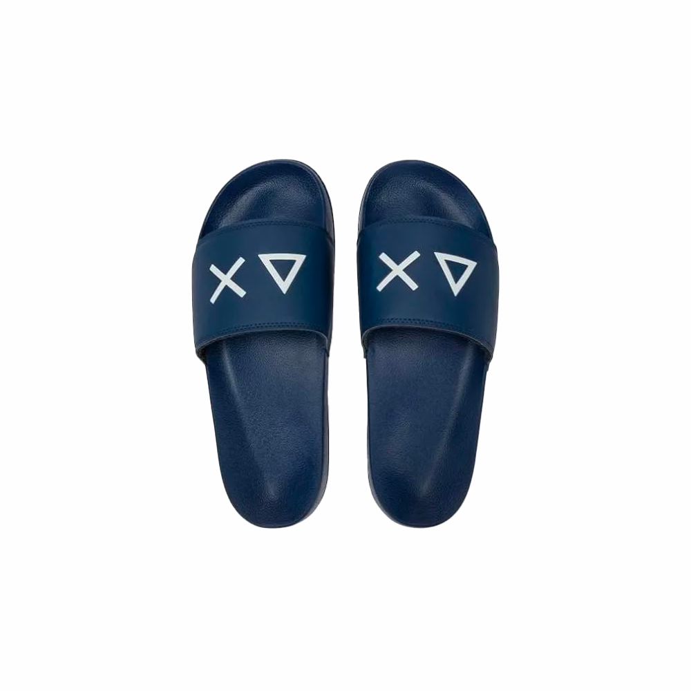 CIABATTA UOMO LOGO CONTRASTO