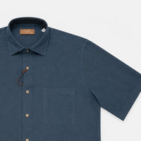 CAMICIA LINO MEZZA MANICA