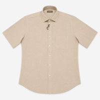 CAMICIA LINO MEZZA MANICA