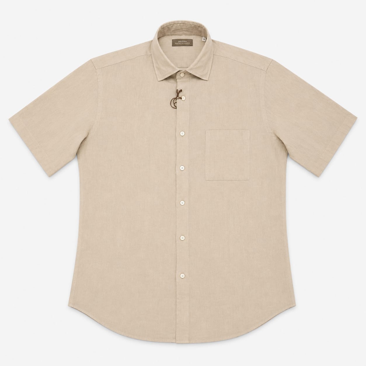 CAMICIA LINO MEZZA MANICA