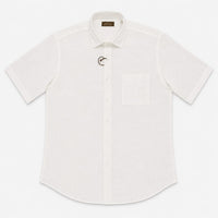CAMICIA LINO MEZZA MANICA