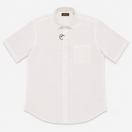 CAMICIA LINO MEZZA MANICA