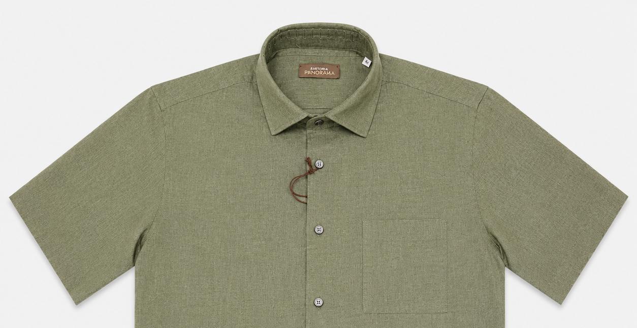 CAMICIA LINO MEZZA MANICA