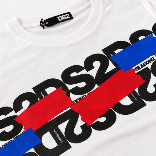 T-SHIRT LOGO SPECCHIO SCOTCH