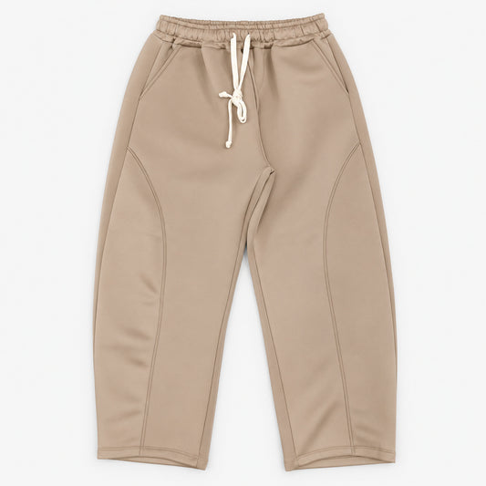 Pantaloni jogger beige FLP5626, vista frontale