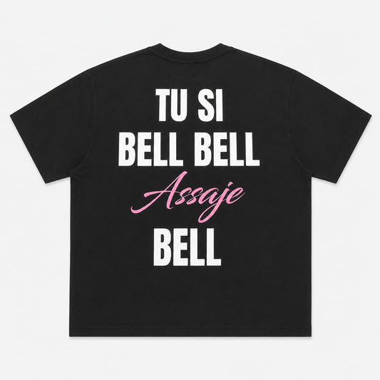 T-SHIRT STAMPA TU SI BELL