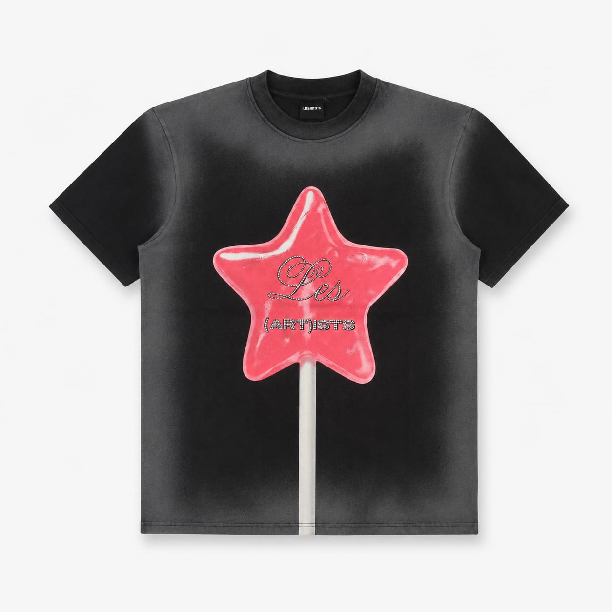 T-SHIRT STRASS STAMPA STAR CANDY