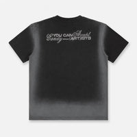 T-SHIRT STRASS STAMPA STAR CANDY