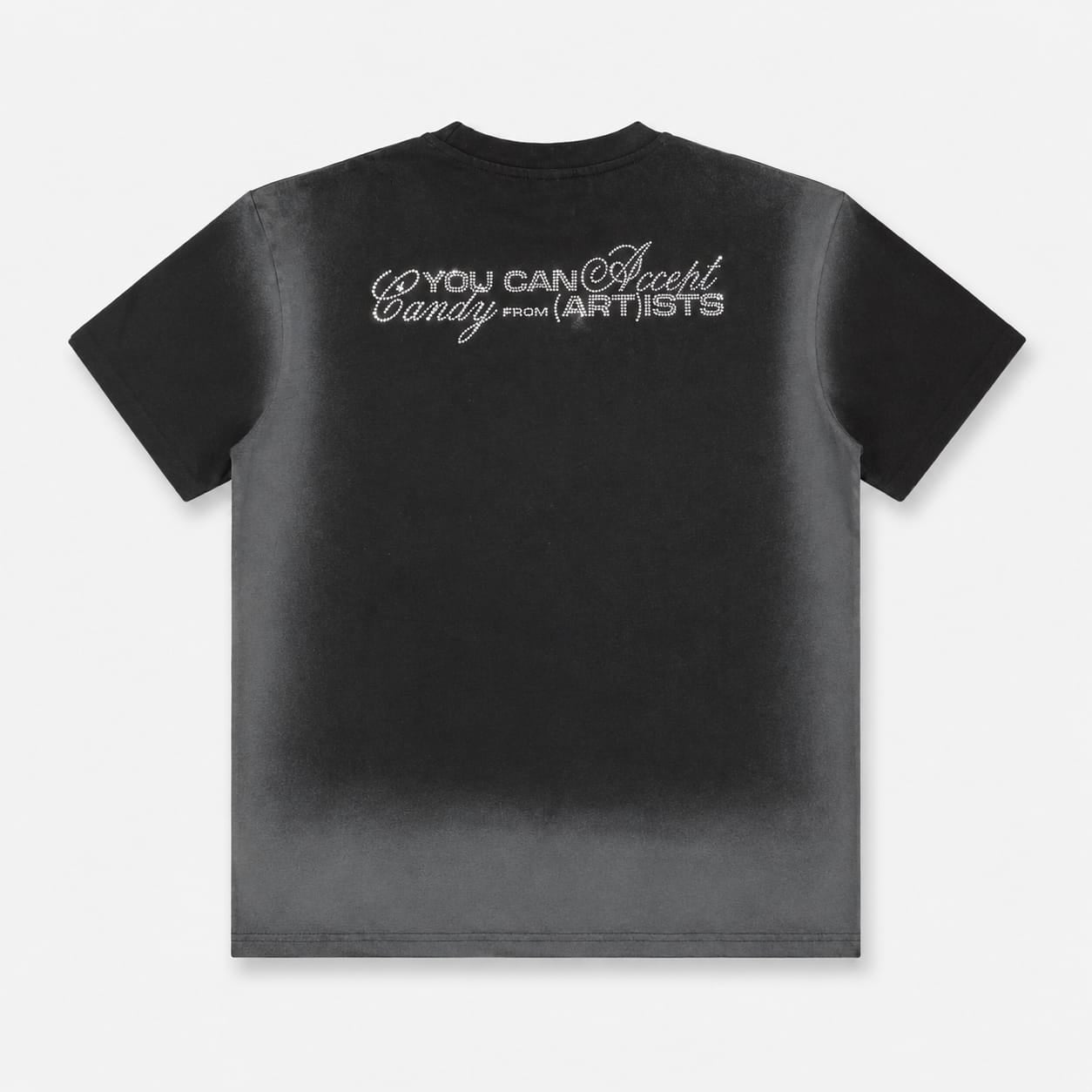 T-SHIRT STRASS STAMPA STAR CANDY