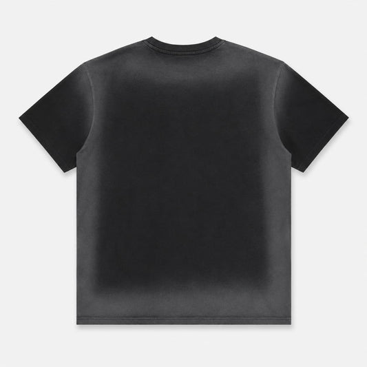 T-SHIRT STRASS STAMPA FUOCO