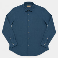 CAMICIA LINO COLLO FRANCESE