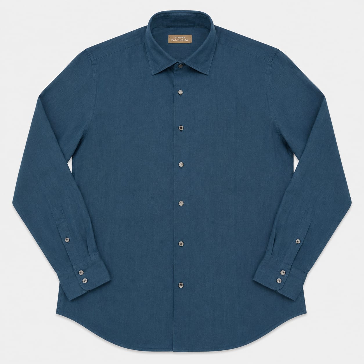 CAMICIA LINO COLLO FRANCESE