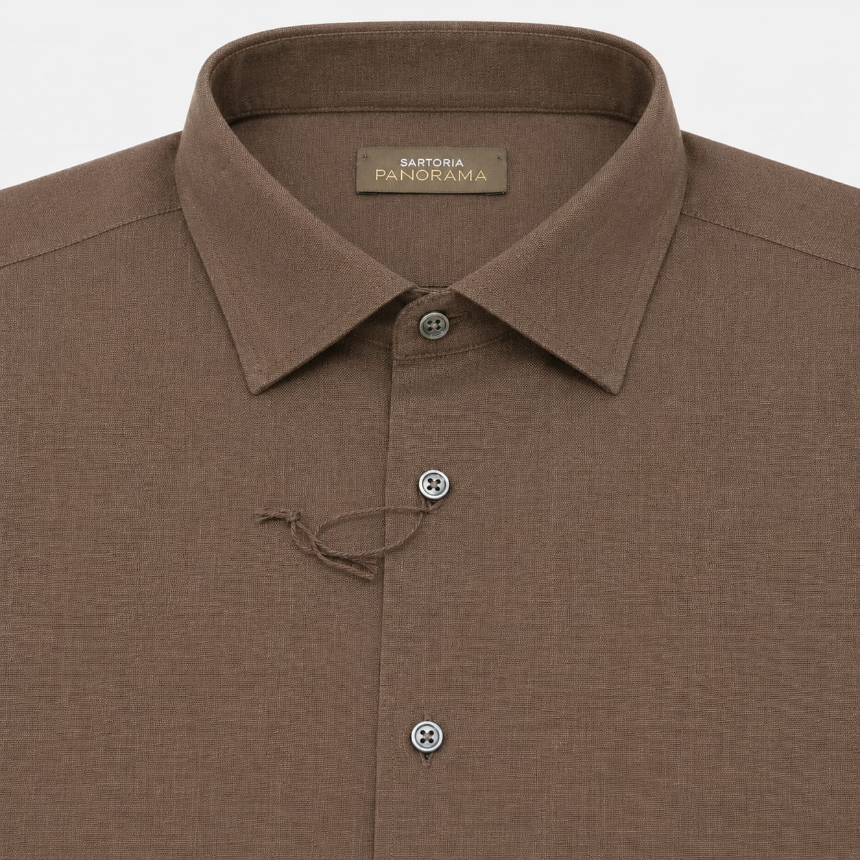 CAMICIA LINO COLLO FRANCESE