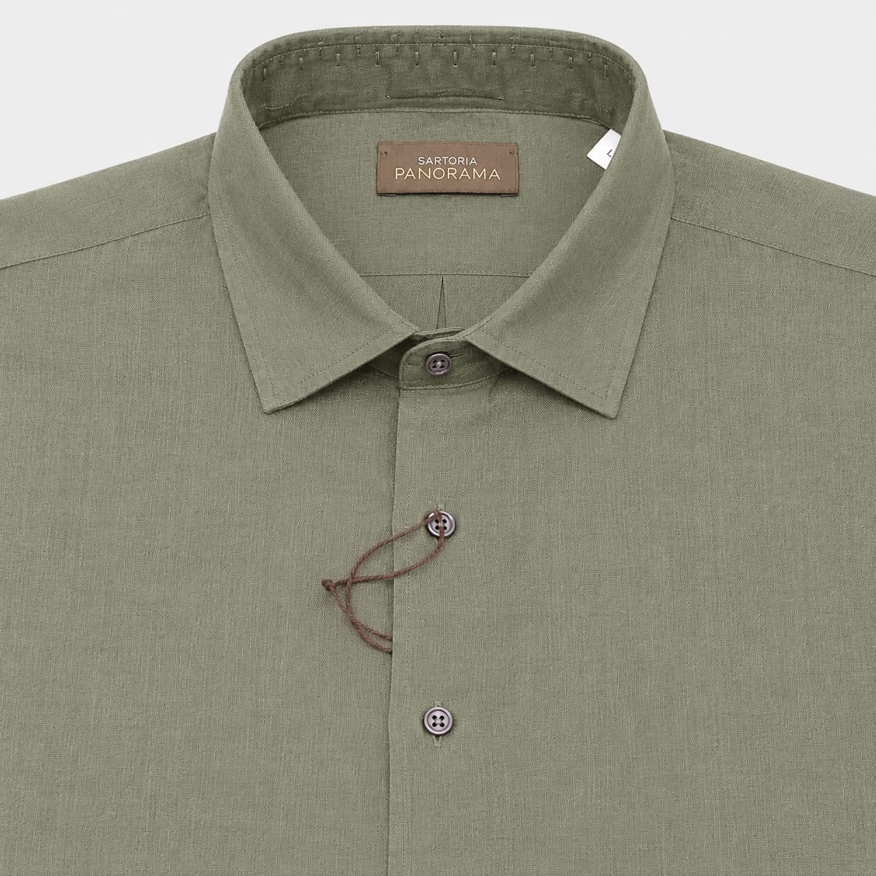 CAMICIA LINO COLLO FRANCESE