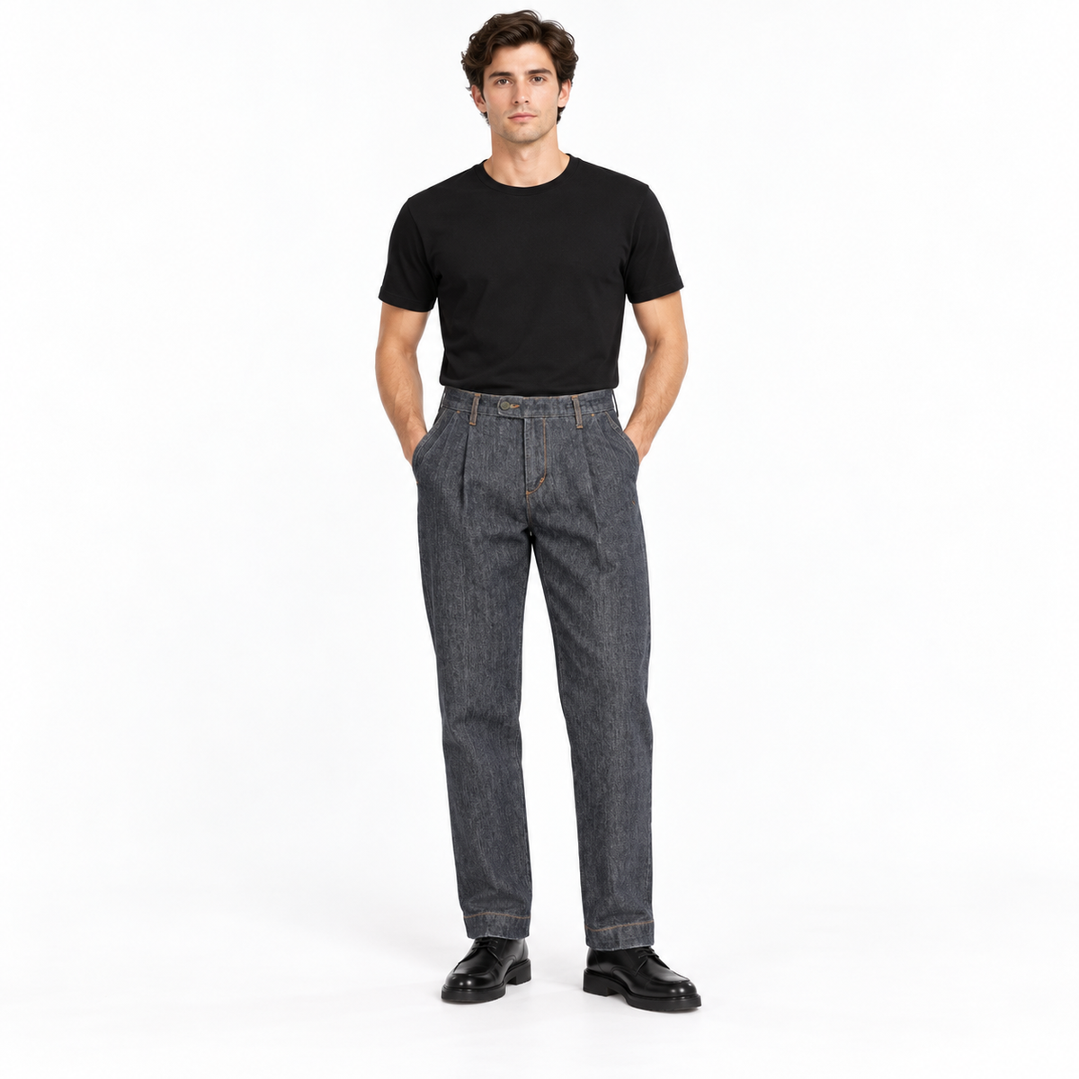 M0072643 DENIM LAV.SCURO UOMO centrale