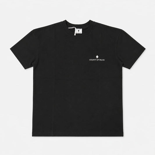 T-SHIRT LOGO LATERALE RICAMO