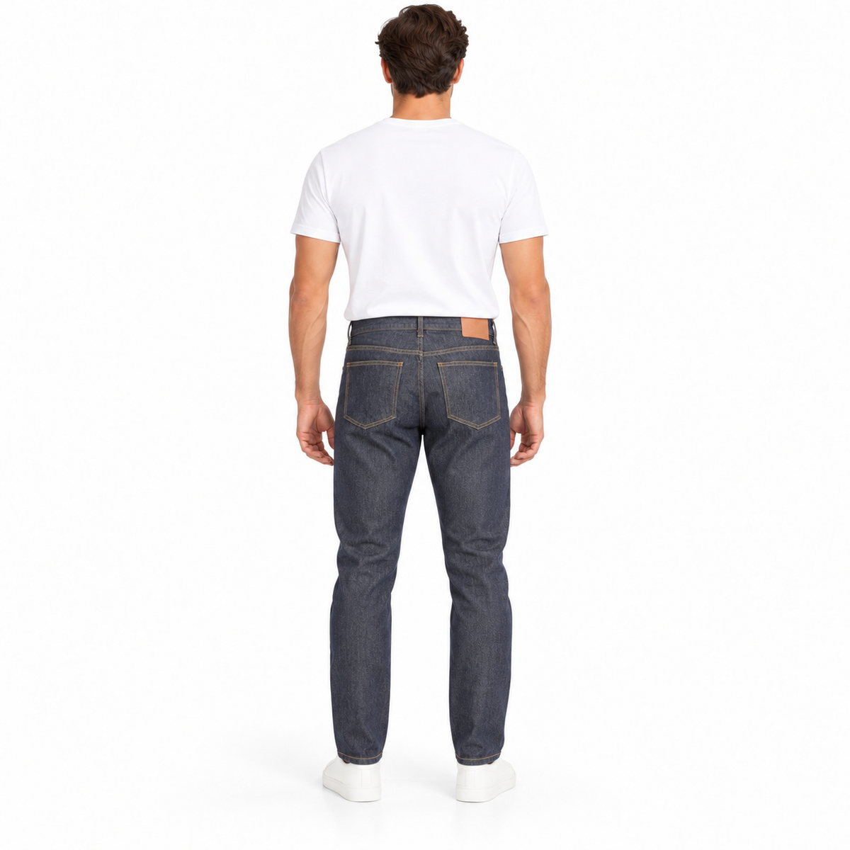 MJ500/W000 DENIM LAV.SCURO UOMO retro