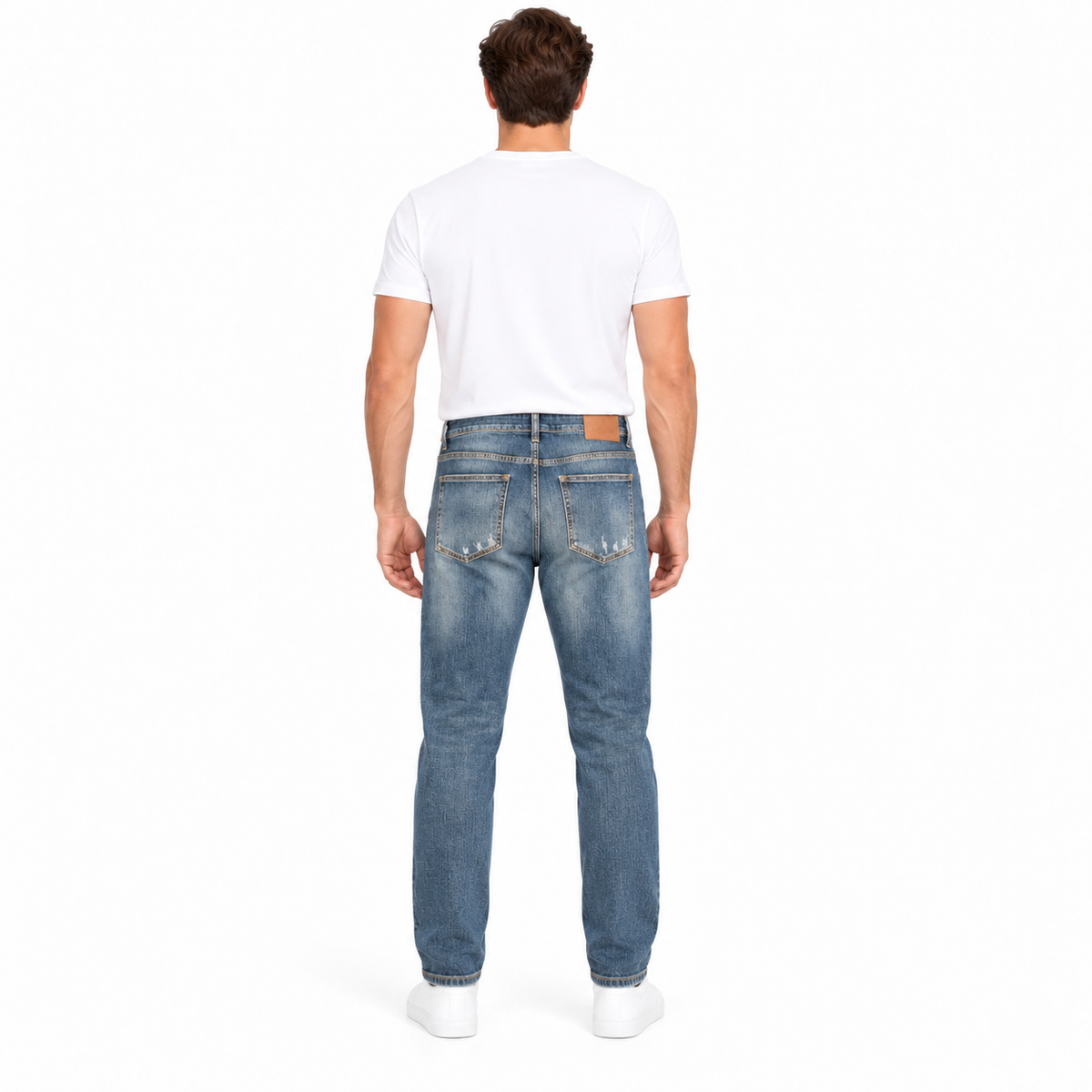 MJ500/W006 DENIM LAV.MEDIO UOMO retro