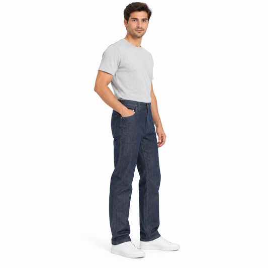 MJ501/W022 DENIM LAV.SCURO UOMO centrale